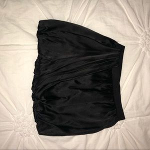 Black silk Crewcuts skirt